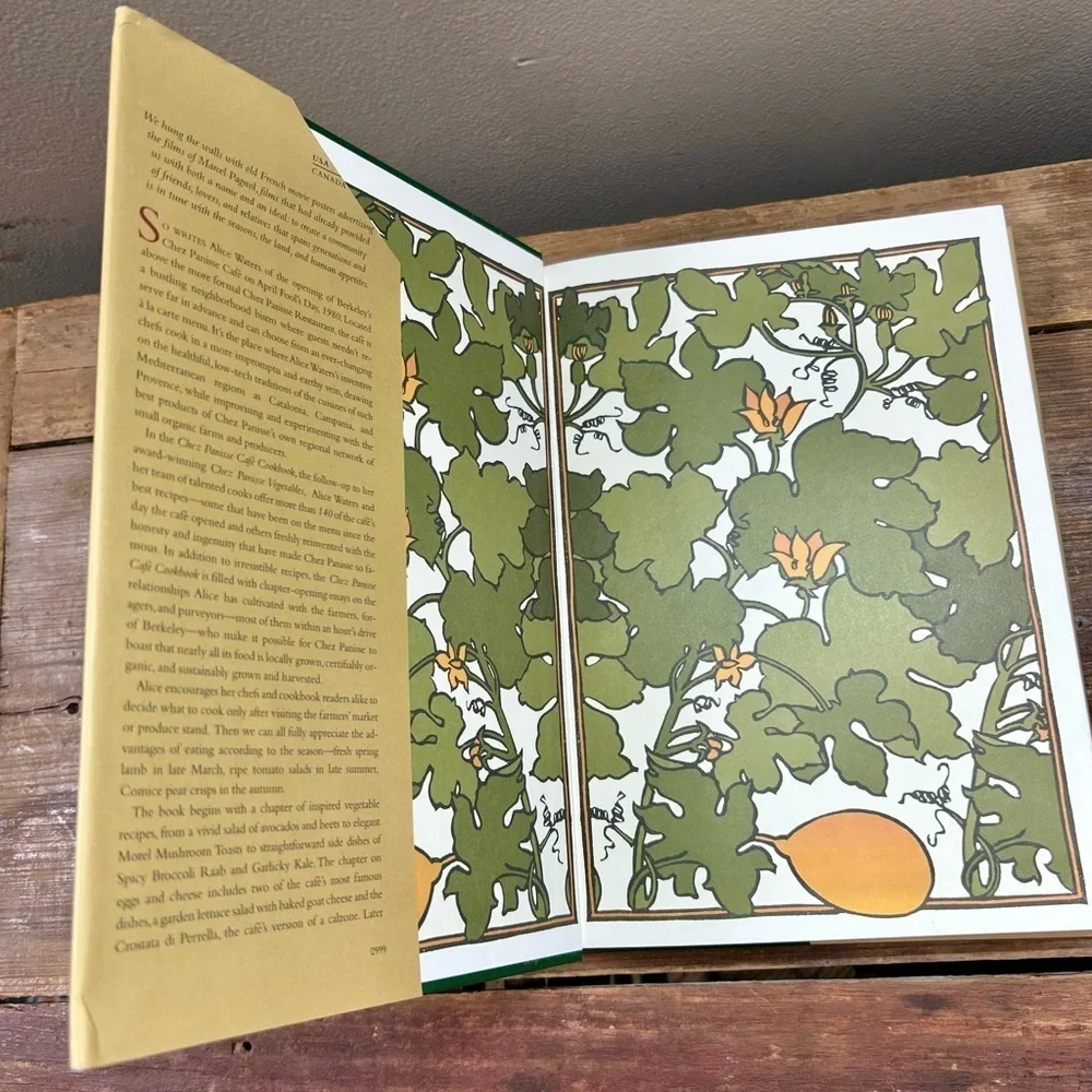 First Edition 1999 Chez Panisse Café Cookbook by Alice Waters.